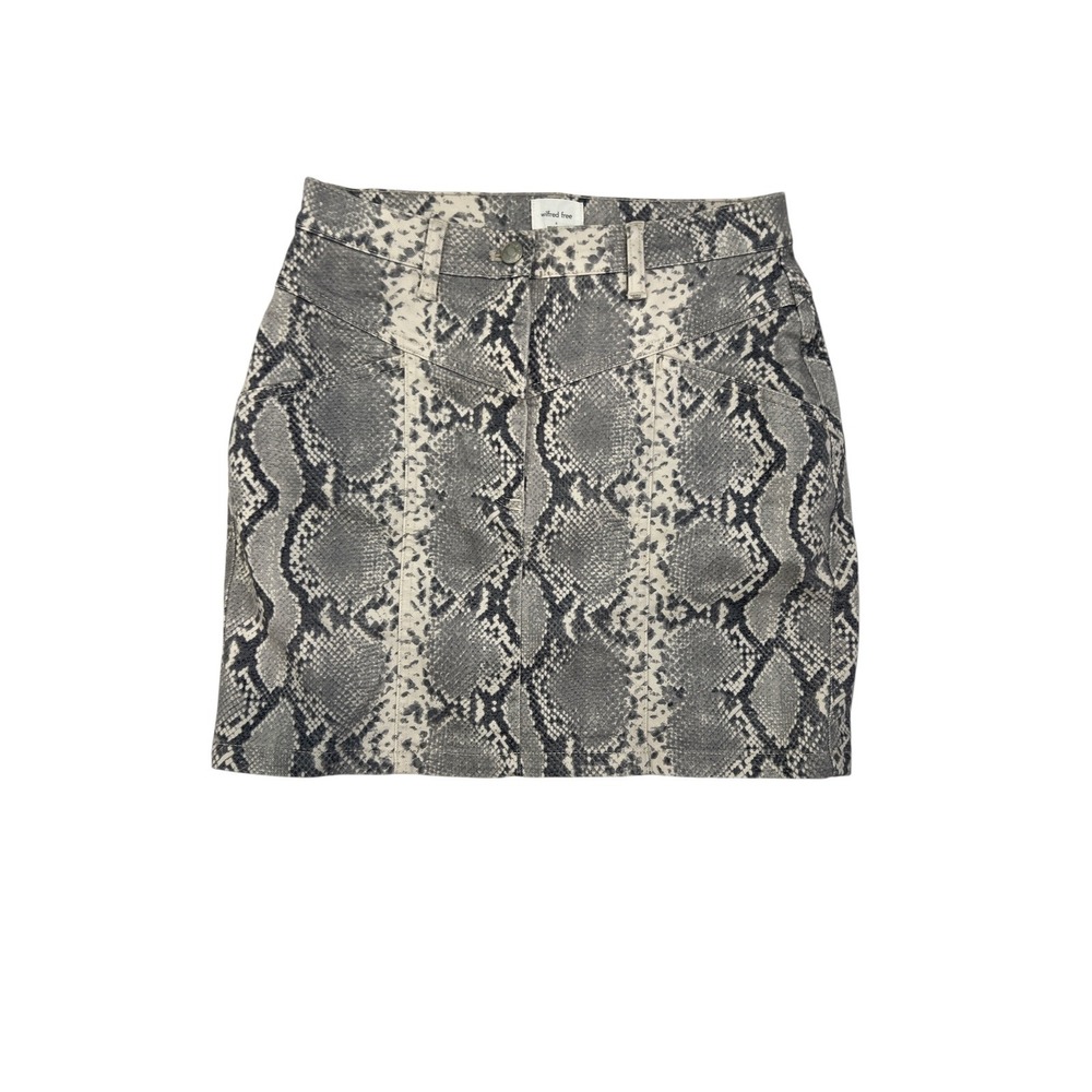 Wilfred Free | Aritzia Kelsey Python Skirt Size 4 Elevated Date Night‎ Edgy Chic